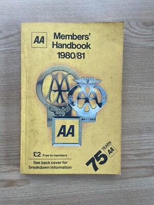 AA Buch Automobilverband Handbuch 1980-81 75 Jahre AA