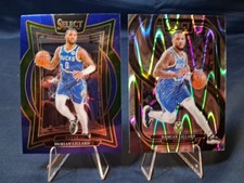2024-25 Panini Select Premier Damian Lillard 145 Tectonic Prizm & Concourse Blue