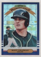 2019 Donruss Optic Diamond Kings Blue Pandora Prizm 59/99 Matt Chapman #12 4z8