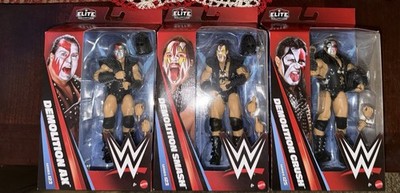 WWE Elite Collection Demolition Ax Smash Crush FULL SET MOC