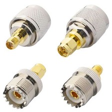 4 PCS / SET UHF SL16 PL259 SO239 to SMA Male Plug Female Jack  Connector9213