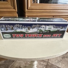 Hess 2010 Toy Truck and Jet Set Lights & Sounds Gas & Oil never opened