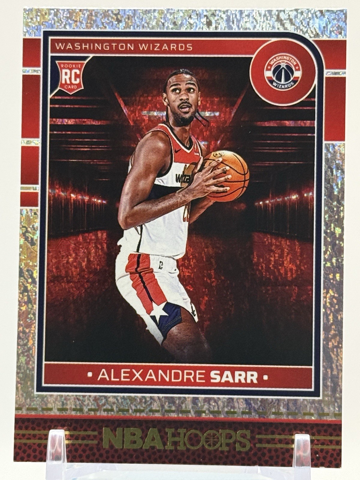 2024-25 Panini NBA Hoops Rookies Texture #232 Alexandre Sarr (RC!)