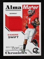 2020 Panini Chronicles Draft Picks Alma Mater Materials 89/299 D'Andre Swift uk2