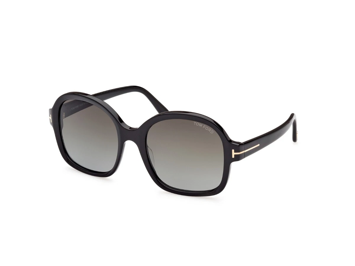 Tom Ford Black Frame Round Sunglasses for Women for sale | eBay