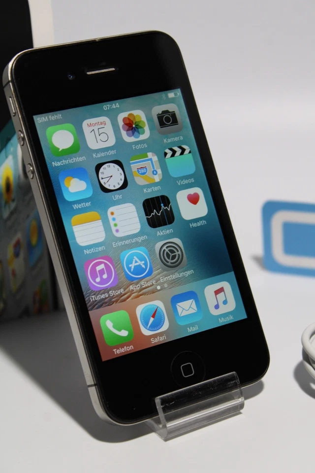 Apple iPhone 4s - 32 GB - Schwarz (Ohne Simlock) A1387 (CDMA + GSM) 2011 TOP - Bild 2 von 4