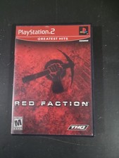 Red Faction Greatest Hits (Sony PlayStation 2, 2002) Cib Tested N Working Clean!