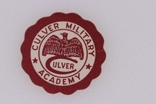 US Culver Military Academy Red Seal Cinderella patriotic ad support