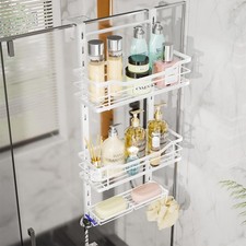 Over the Door Shower Caddy - 3 Tier Adjustable Shower Organizer Hanging with ...