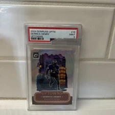 2024 Panini Donruss Optic Derrick Henry Uptowns Case Hit SP #18 PSA 9 (CHASER)