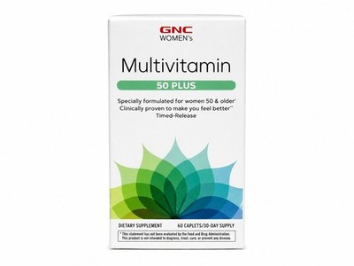 GNC Women's 50 Plus One Daily Multivitamin 60 Caplets 30-Day Supply New Sealed