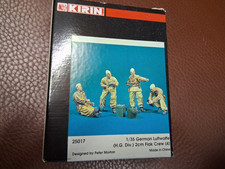 Kirin 1/35 25017  GERMAN LW ( DIV . H. G. ) 2 CM FLAK CREW  4 Figuren  OVP