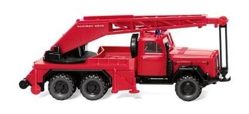 Wiking 086149 - 1/87 Fire Brigade - Crane Truck KW 15 (Magirus Uranus) - New