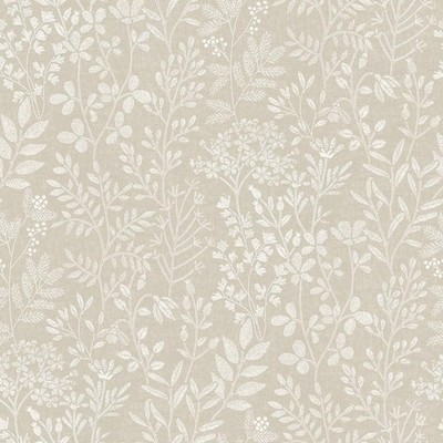 Grandeco Life Karuna Beige Tapete Organic Trail Botanical Paste The Wall