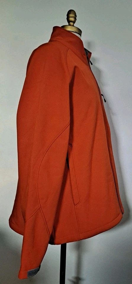 KIRKLAND SIGNATURE MENS SZ XXL FULL ZIP FLEECE LINED WATER RESISTANT ZIP POCKETS - Image 3 of 4