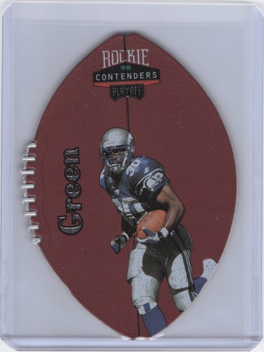 Ahman Green #84 1998 Playoff Contenders Leather card