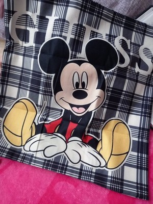Disney Micky Maus Kissen Deko Couch Kinder Sitz Ca 45*45cm Schwarz Rot Weiß Gelb