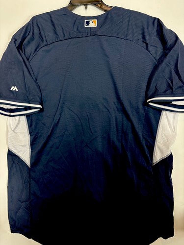 San Diego Padres 2015 Authentic Batting Practice BP Jersey Majestic SZ 56 New - Picture 2 of 5