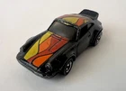 Vintage Hot Wheels Blackwall 1977 RARE BLACK Porsche P-911 Turbo Blast 600 nice