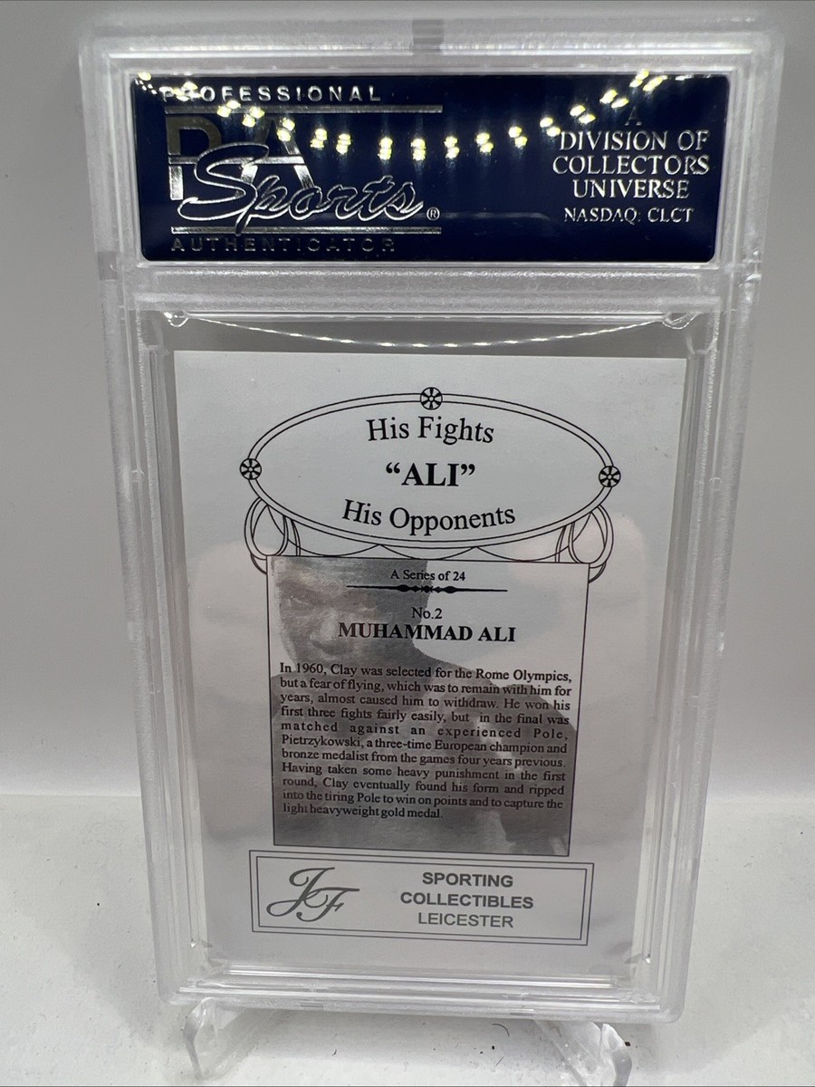 2003 JF Sporting Collectibles Ali Opponents - Muhammad Ali #2 for