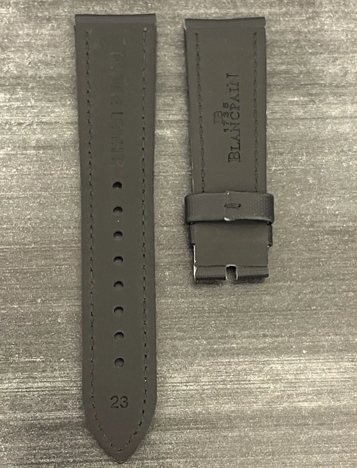 Authentic Blancpain Fifty Fathoms 23mm x 20mm Black Sailcloth Watch Strap OEM - Image 2 of 3