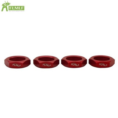 FLMLF Metal Wheel Nut 24mm 4PCS Kit For 1/5 HPI Rovan BAJA 5B 5T 5SC RC CAR