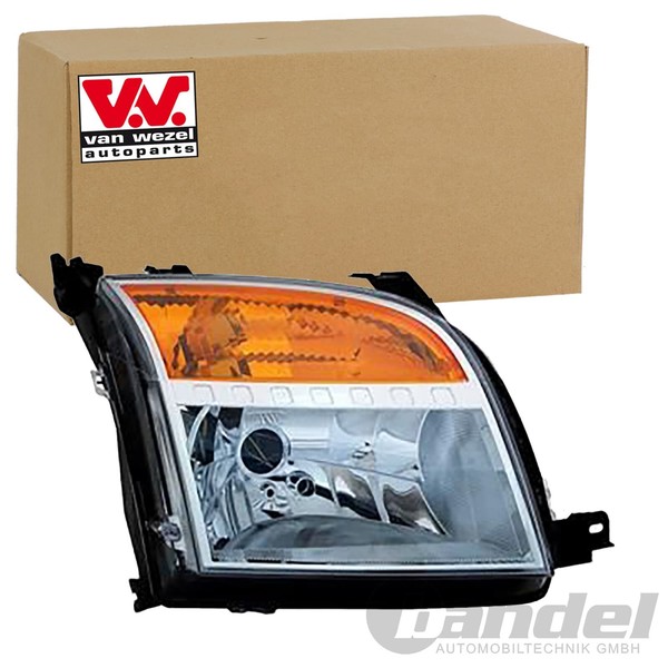 VAN Wezel H4 Scheinwerfer Rechts Passend FüR Ford Fusion-image
