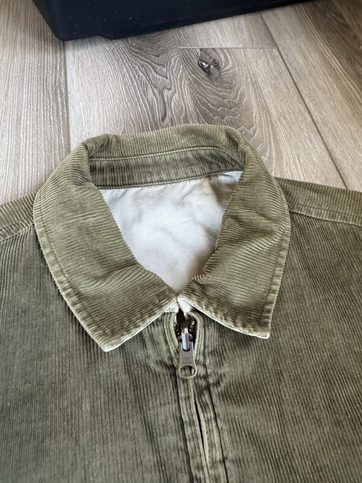 Vintage Structure Corduroy Y2K Era Reversible Jacket Olive Green XL Gently Used - Image 3 of 4