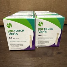 50. ct One Touch Verio Test Strips Exp: 11/26 or later SEALED
