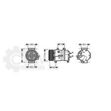 Kompressor Klimaanlage für Peugeot 308 CC 2.0 HDi Bj.09-12