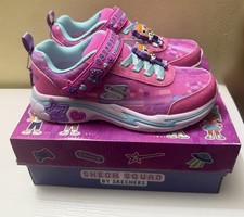 Sketch Squad By Skechers Girls Size 3 pink