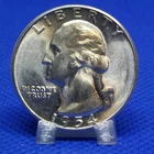 1954 S Washington Quarter BU Uncirculated Mint State 90% Silver 25c US Coin