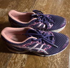 ASICS GEL-Contend 4 Unisex Kids Purple Pink Low Top Lace-Up US Size 6