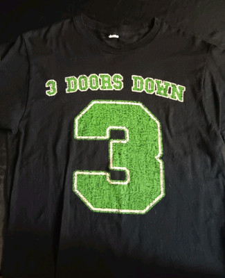 Vintage 3 Doors Down Kryptonite Burnout Tour Band Shirt D633