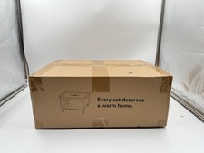 BNZ Indestructible Heated Cat House For Outside Winter Weatherproof Safe Escape