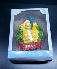 The 25yr Simpsons Family 2014 Edition Christmas Ornament Department 56