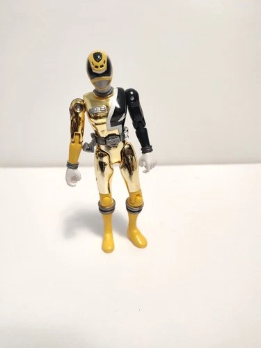 Vintage Bandai Saban's Power Rangers SPD Yellow Gold Ranger 5.5"  Figure Ty35