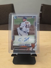 2021 Bowman Draft - Chrome Draft Pick Autographs Christian Scott #CDA-CS (AU,RC)