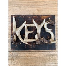 Rustic Deer Antler Horns Keychain Holder