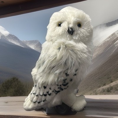 Harry Potter Hedwig 16  Owl Plush Noble Collection Official Licensed Toy