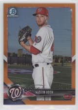 2018 Bowman Chrome Prospects Orange Refractor 12/25 Austin Voth #BCP74 8az