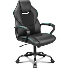 BASETBL Office Chair Adjustable Ergonomic Computer Desk Chair 150kg Black