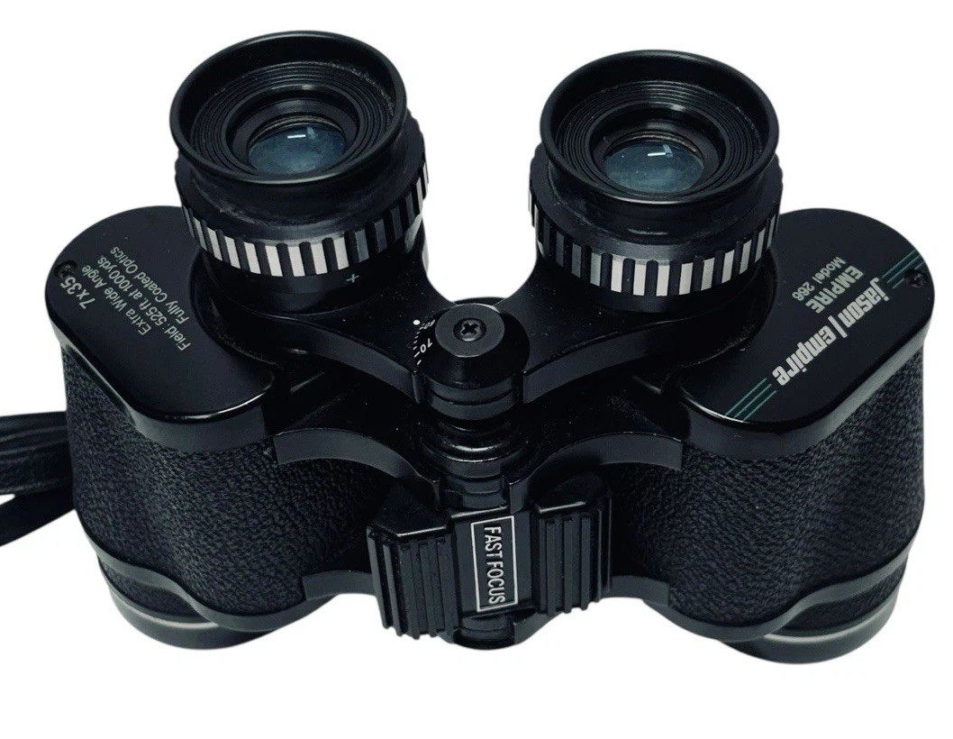 Jason Empire Model 266 Binoculars 7X35 with Lens Caps & Carrying
