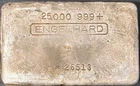 Engelhard 25 oz 1st Series Silver Bar s/n 26513 Gorgeous Tone and Side Layering