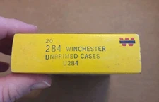 Vintage Winchester Western 284 Empty Ammo Box with Insert U284 Unprimed .284