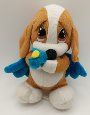 Vintage Sad Sam Hound Dog Plush   7 Inch Stuffed Animal   Brown  White  Preowned