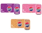 Pepsi Zero Sugar Cans BUNDLE Cherry Raspberry Salted Caramel 24 x 330ml