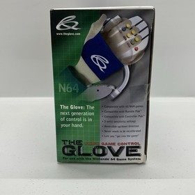 New Factory Sealed Box The Glove Nintendo 64 N64 Controller Super Rare Power NES