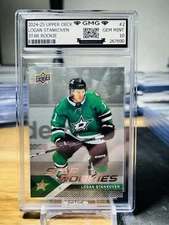 2024-25 Upper Deck Logan Stankoven Star Rookie GMG Graded 10 Gem Mint 💎 RC