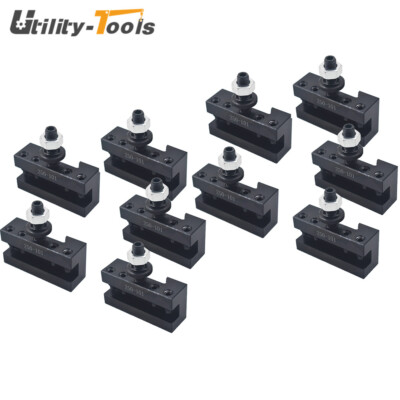 10Pcs AXA 250-101 Quick Change Tool Post Turning and Facing Holder For CNC Lathe